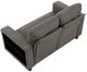 Homelegance® Robinson Dark Brown Loveseat with Pull-Out Bed, Shelves, and Charging Ports-5