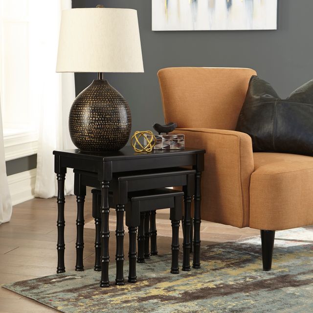Signature Design by Ashley® Dasonbury 3-Piece Black Accent Table-3