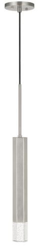 Cal® Lighting & Accessories Troy Brushed Steel Pendant-0