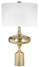 A & B Home Chic Gold Aluminum Table Lamp-0