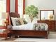 American Drew® Addison Helmuth Cherry/Walnut Queen Sleigh Bed-1