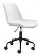 Zuo® Byron White Office Chair-0