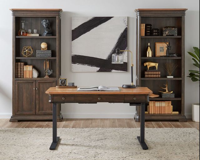 Martin Furniture Sonoma Dark Roast 54" W Electric Sit/Stand Desk-1