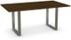 Amisco Customizable Burton 71.5" Walnut Veneer Table-0