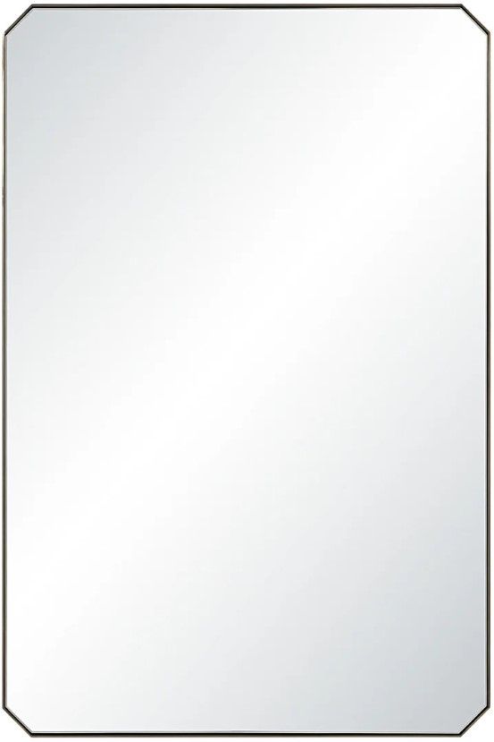 Renwil® Nate Dark Antique Brushed Brass Accent Mirror-0