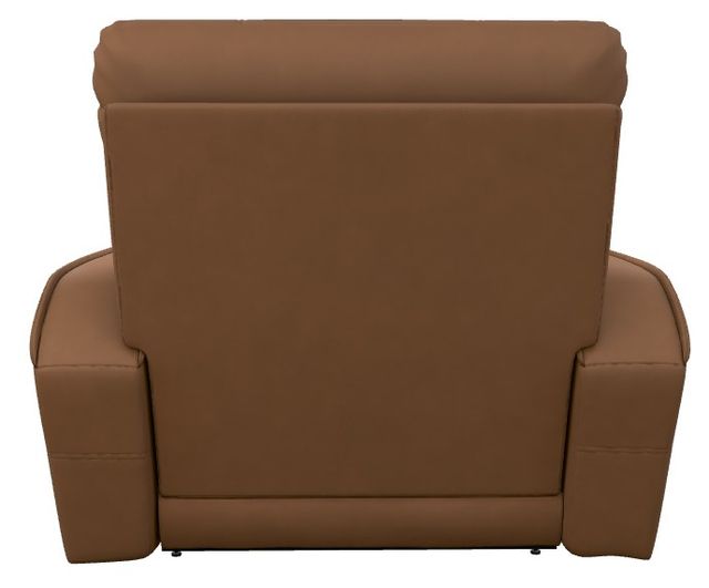 La-Z-Boy® Maddox Camel Leather Manual Reclining Chair and a Half-3