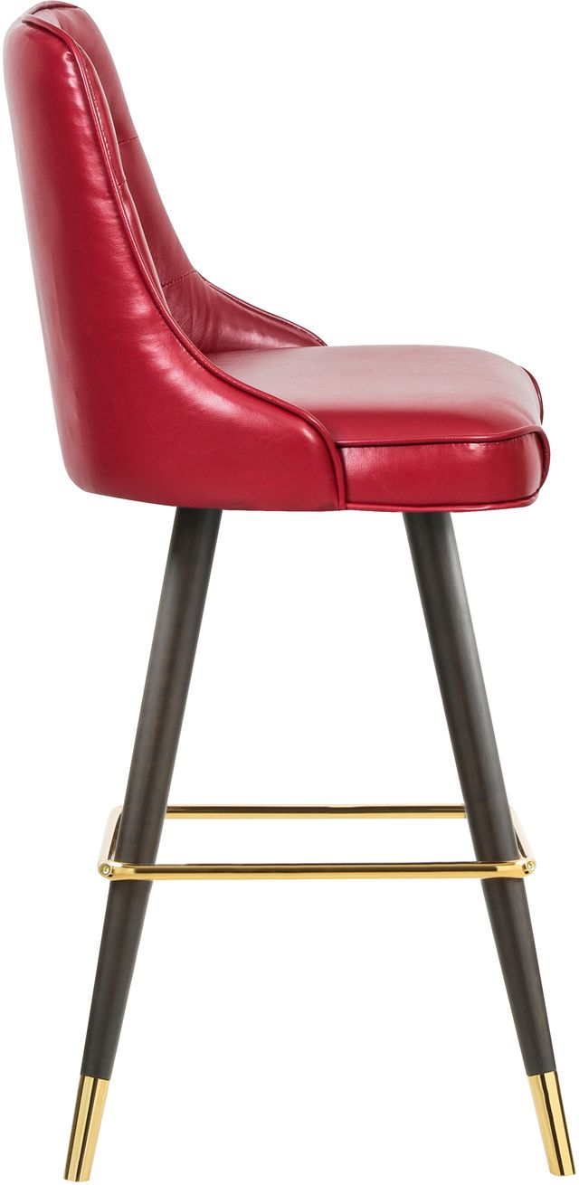 Meridian Furniture Portnoy Red Faux Leather Counter Stool-3