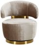 TOV Furniture Austin Champagne Swivel Accent Chair-3