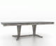 Canadel Customizable Gourmet 102" VR Base Dining Table with Two Removable Leaf's-4