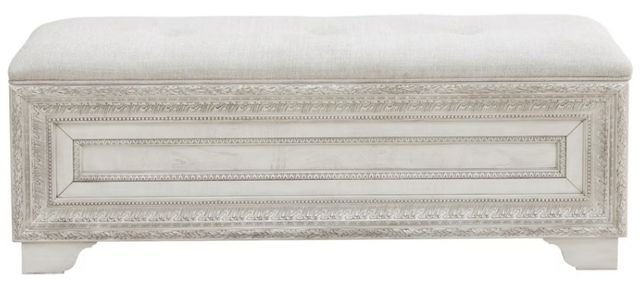 Pulaski™ Camila Cream Storage Bench-1
