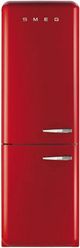 Smeg 50's Retro Style Aesthetic 11.6 Cu. Ft. Bottom Freezer Refrigerator-Red-0