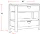 Parker House® Escape Glazed Natural Oak 2-Drawer Nightstand-2