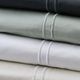 Malouf® 600 TC Egyptian Cotton Chocolate Twin XL Sheet Set-5