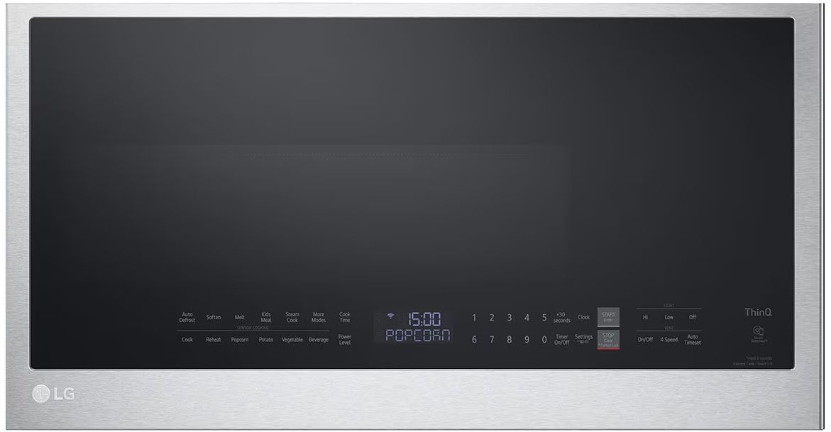 LG 2.0 Cu. Ft. PrintProof®  Stainless Steel Over The Range Microwave