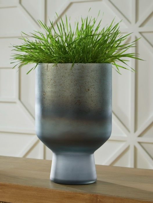 Signature Design by Ashley® Pennmore Antique Blue 8" Vase-3