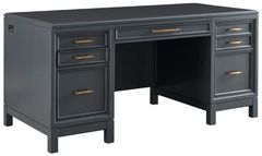 aspenhome® Alexander Midnight 66" Executive Desk