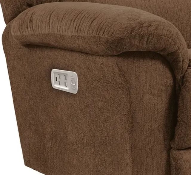 La-Z-Boy® Randell Mocha Power Rocking Recliner with Headrest-2