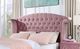 Furniture of America® Zohar Pink Twin Upholstered Panel Bed-2