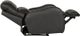 Catnapper® Angelo Gunmetal Leather Power Lay Flat Recliner with Power Adjustable Headrest-4