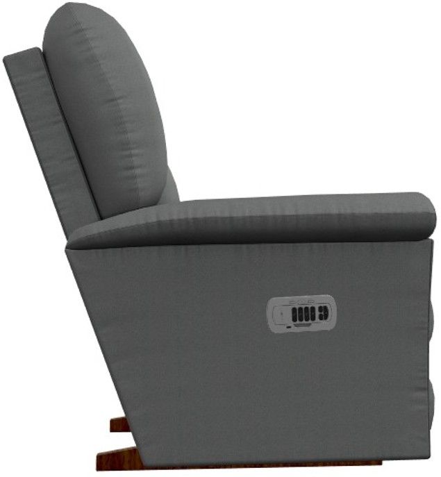 La-Z-Boy® Jasper Ice Power Rocking Recliner with Headrest and Lumbar-3