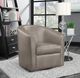 Coaster® Turner Champagne Upholstery Sloped Arm Accent Swivel Chair-1