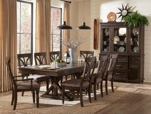 Mazin Furniture Cardano Driftwood Charcoal Buffet & Hutch-3