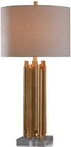 Harp & Finial® Vetenian Gold/White Table Lamp-1
