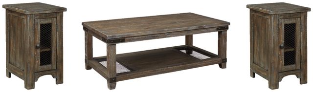 Signature Design by Ashley® Danell 3-Piece Brown Living Room Table Set-0