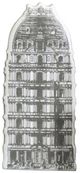 A & B Home Gray Pisa Rotunda Bank Decorative Object-0
