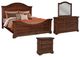 American Woodcrafters 7800 Stonebrook 4-Piece Tabacco Queen Bedroom Set-0