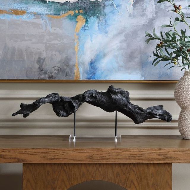 Uttermost® Charred Timber Black Sculpture-1