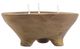 A & B Home Brown/White Teak Candle-1