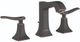Hansgrohe Metris C Rubbed Bronze 1.2 GPM Widespread Faucet 100 with Pop-Up Drain-0