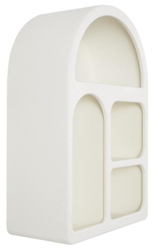 Deco Marche Cream Geometric Arched Wall Shelf-0