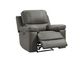 Gris Power Leather Recliner-3