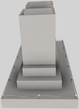 Vent-A-Hood® 60" Stainless Steel Contemporary Island Range Hood-1