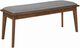 Coaster® Alfredo Upholstered Grey/Natural Walnut Dining Bench-2