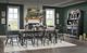 Legacy Classic Vintage Market Barnwood Oak Rectangular Dining Table with Kettle Black Base-1