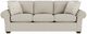 Flexsteel® Customizable Vail Three-Cushion Sofa with Throw Pillows-4
