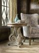 Hooker® Furniture Chatelet Caramel Froth Scroll Accent Table with Paris Vintage Base-1