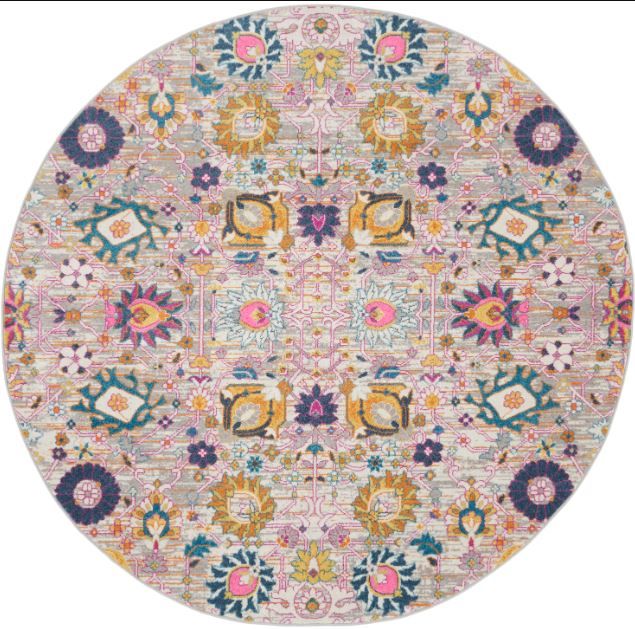 Nourison Home™ Passion 5' Round Style 5 Area Rug-0