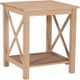 John Thomas Furniture® Customizable Select Hampton Unfinished End Table-0
