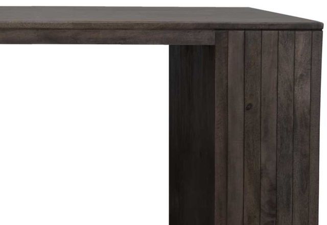 International Furniture Direct Dark Mezquite Stained Dark Kitchen Island-4