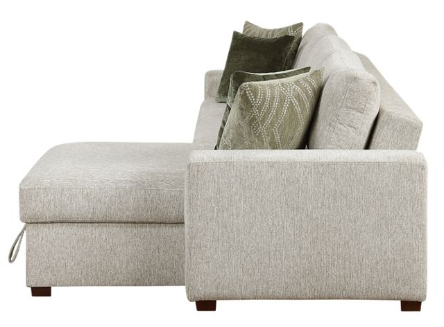 Homelegance® Isla 2-Piece Sage Sand Reversible Chaise Sectional-4