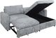 New Classic® Home Furnishings Finn 2-Piece Gray Left-Arm Facing Sleeper Sectional Sofa with Storage Chaise-1