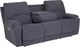 HomeStretch Showtime Graphite Power Reclining Sofa with Headrest and Lumbar-1