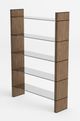 VIG Furniture Modrest Glencoe Walnut Glass Bookshelf-2
