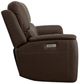 Flexsteel® Henry Dark Brown Power Reclining Sofa with Power Headrests and Lumbar-3