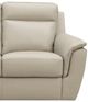 Leather Italia™ Savino Maddox Taupe Khaki Loveseat-2