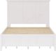 Modus Furniture Grace Snowfall White Full Platform Storage Bed-4